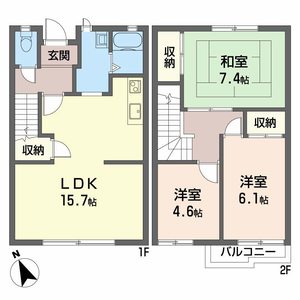 サニーハイツめじろ台 K号-2