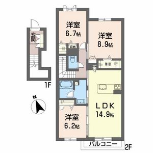 グリーンベル（井内町） 0201号室