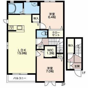 ＭａｓｔＴｏｗｎ下門前 E201号室