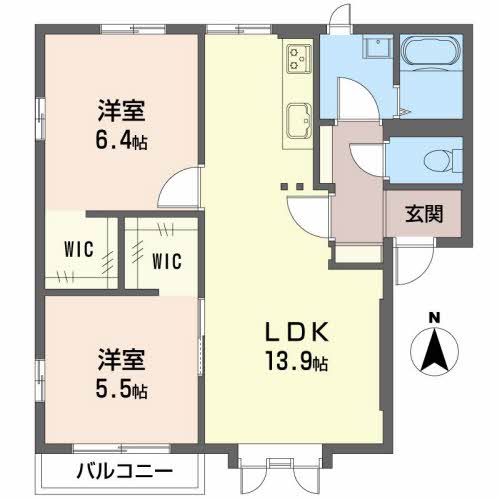 フレグランスＫ２ A201号-2