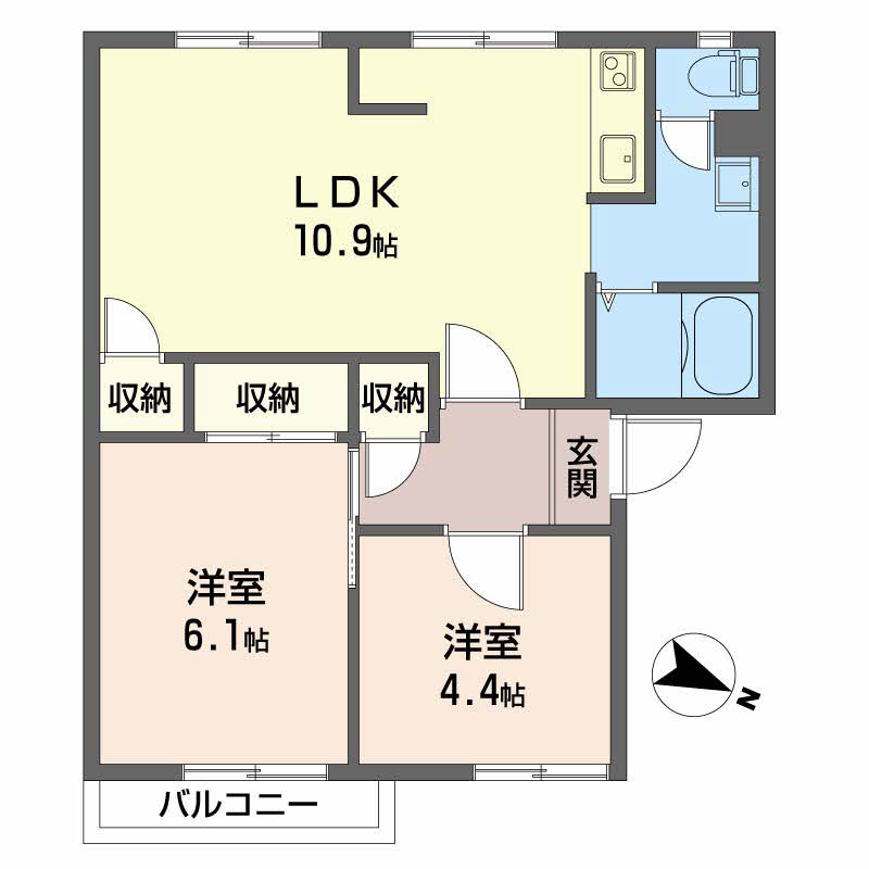 グランシャリオ日永西A201-2