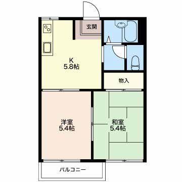 月ケ丘ハイツ 0202号-2