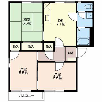 グリーンパームやま A201号-14