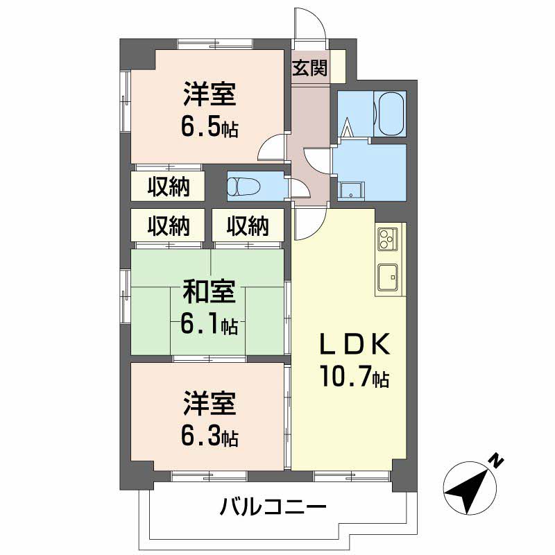 エコーハイツ伏屋 0401号-16