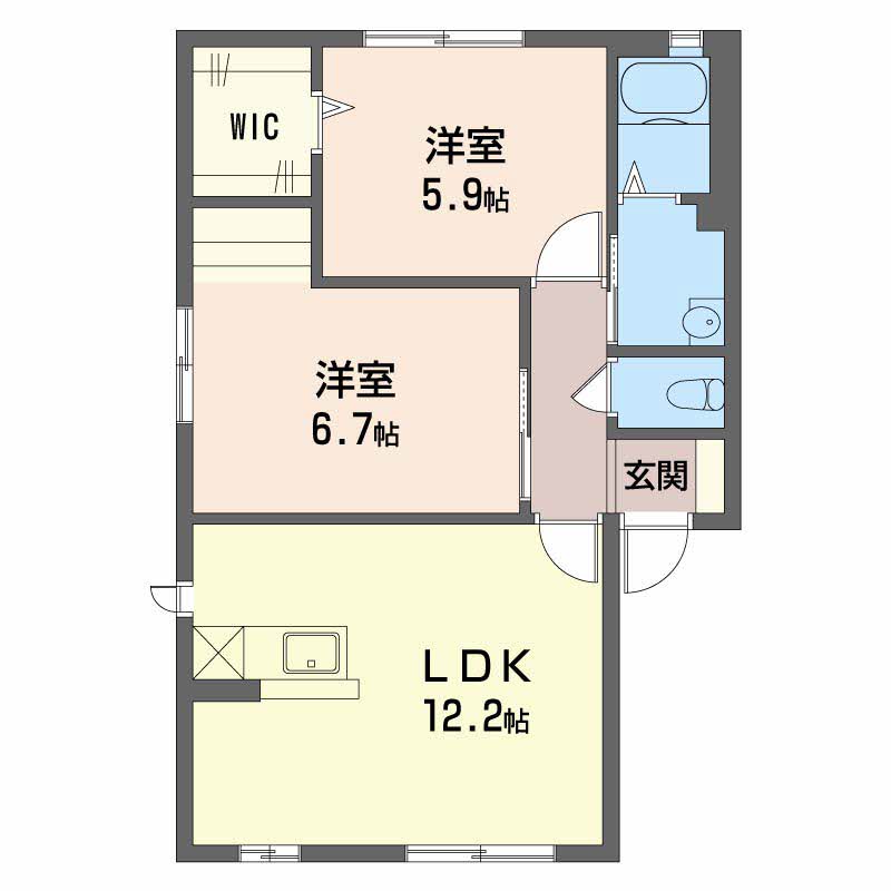 ドミールゆうひがおかC102-2