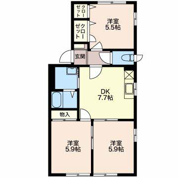 クレールヴィラA101-2