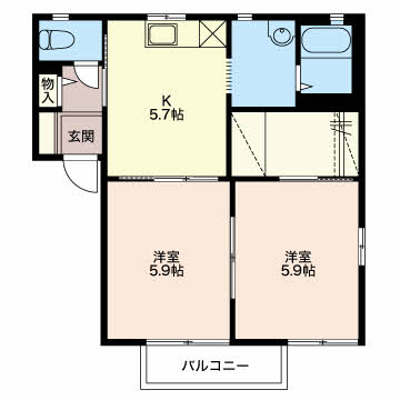 サンシャインヒルズA202-2