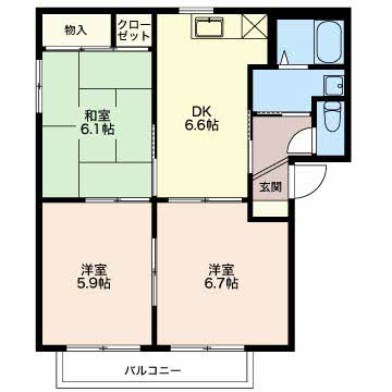 クレールコートB201-2