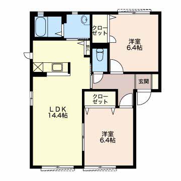 和合　２号棟 B101号-2
