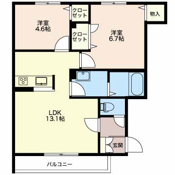 ヴィラーチェひまわり B102号-15