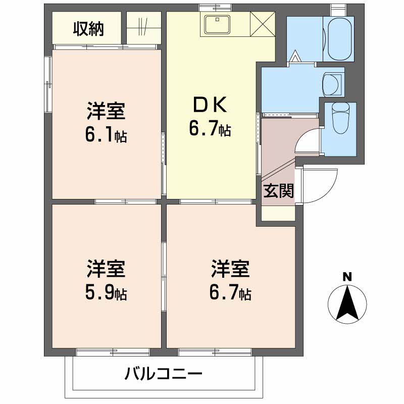 ラ・ヴィラージュ A A102号-14