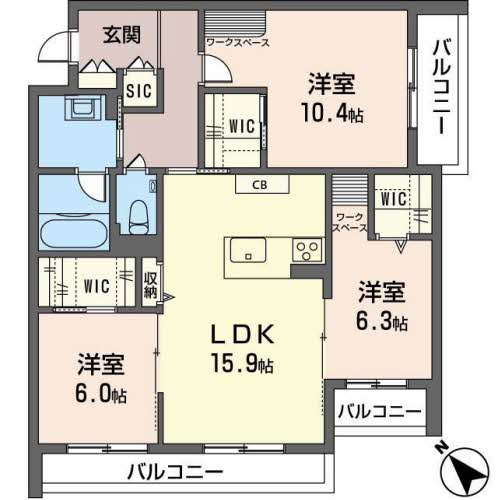 シャーメゾンミラまち 0305号-16