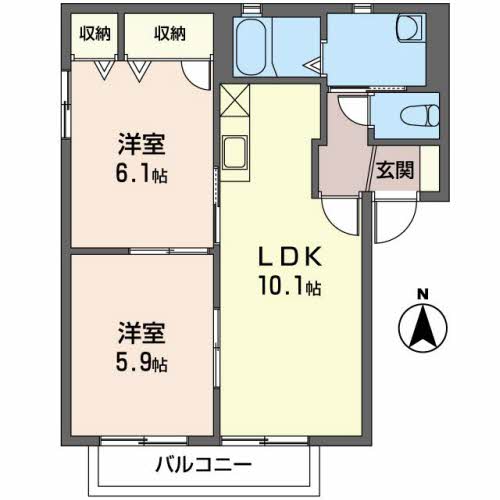 サンシャイン若草 B202号-13