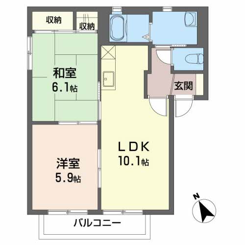 ファミール中田 0101号-2