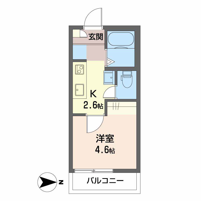 コーポ朝日 0201号-2