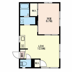 フレグランスかつまた B101号室