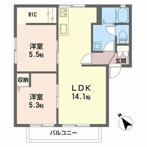 ハンプデンコート A102号室