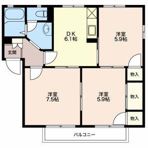グリーンベールＫ 0102号室