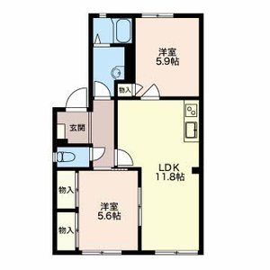 サニーコートかわむら A101号-2
