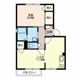 サンハイツ多賀 B201号室