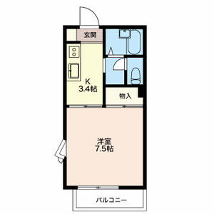 セゾン上小田井 0206号室