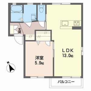 ルミエールやまだ N203号室