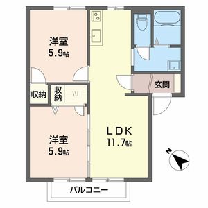 フロ－レンス天神 D102号-16