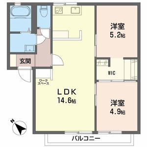 パラシオン日永 C202号室