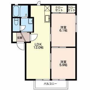 ディアス　フラワ－ハウス D108号室