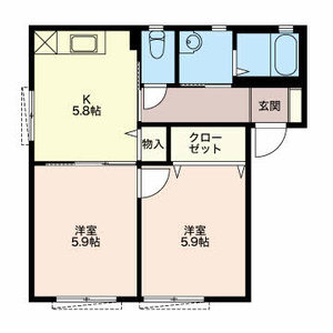 グリーンヒルズ B102号室