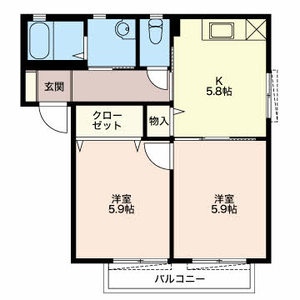 グリーンヒルズ B201号室