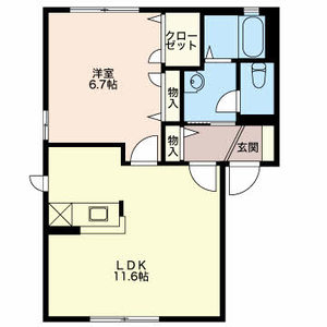 セレスタイト　西館 C101号室