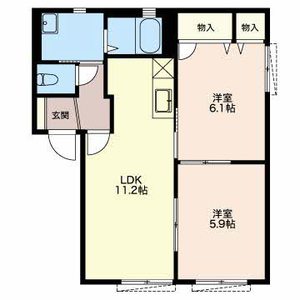 シャーメゾンＳＡＫＵＲＡＩ H101号室
