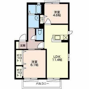 クレメント D201号室