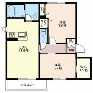 フォンテクレール 0102号室