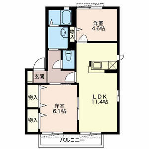 ドミール０３ 0201号-3