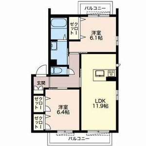 ベレヌーブ A102号室
