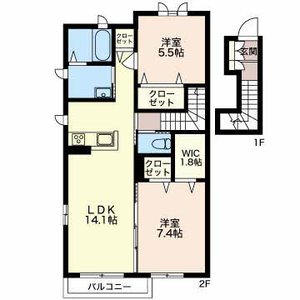 ＭＩ・ＣＡＳＡ　Ⅱ B202号室