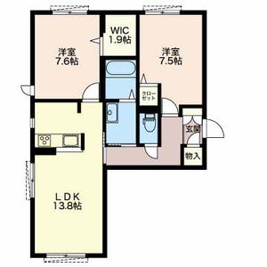 ニッケガーデンコート花水木 G105号室
