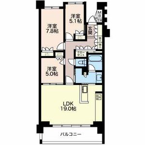 プライムメゾン富士見台 0108号室