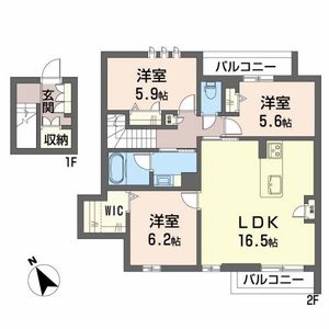 サリーチェ　Ａ棟 A202号室