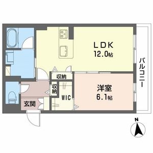シャーメゾン四時福 0104号室