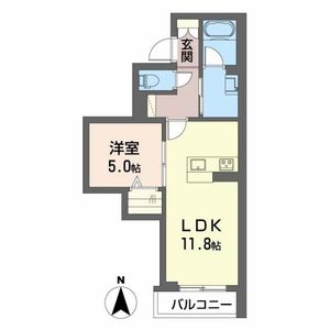 シャーメゾン蘇原 0201号室