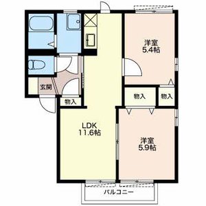 ハートヒルズ中川　Ｃ C202号-16