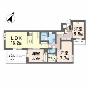 ＨＩＧＨ　ＬＩＮＥ　ＰＡＲＫ（ハイラインパーク）Ａ棟 A405号室