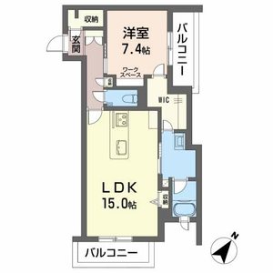 ＨＩＧＨ　ＬＩＮＥ　ＰＡＲＫ（ハイラインパーク）Ｂ棟 B402号室