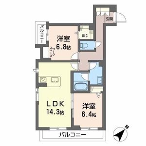 フラッツ・八幡 0402号室