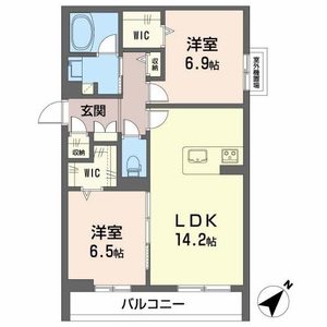 ＣＯＣＯＮ　ＥＡＳＴ 0203号室