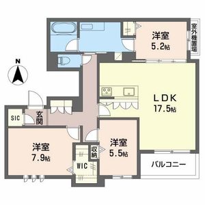 シャルール 0201号室