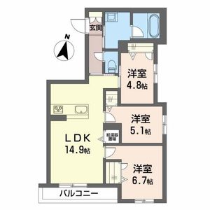 グランフェール結生 0201号室